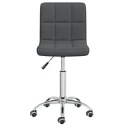 Vidaxl Swivel Office Chair Dark Grey Fabric Vidaxl Swivel Office Chair Dark Grey Fabric