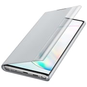 Samsung Clear View Cover Silver For Note 10 Plus
