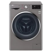 LG 8KG Washing Machine Silver F4J5TNP7S, 6 Motion Direct Drive, Add Item, Smart Diagnosis LG 8KG Washing Machine Silver F4J5TNP7S, 6 Motion Direct Drive, Add Item, Smart Diagnosis