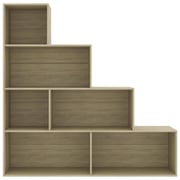 Vidaxl Book Cabinet/room Divider Sonoma Oak 155x24x160 Cm Engineered Wood Vidaxl Book Cabinet/room Divider Sonoma Oak 155x24x160 Cm Engineered Wood