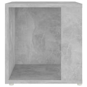 Vidaxl Side Table Concrete Grey 33x33x34.5 Cm Engineered Wood Vidaxl Side Table Concrete Grey 33x33x34.5 Cm Engineered Wood