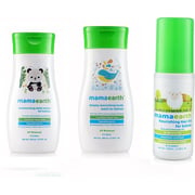Mamaearth Holi Gift Pack For Baby Nourishing Baby Hair Oil + Daily Moisturizing Lotion + Deeply Nourishing Body Wash (combo Pack Of 3)