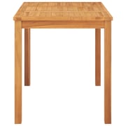 Vidaxl Garden Dining Table 120x70x77 Cm Solid Teak Wood Vidaxl Garden Dining Table 120x70x77 Cm Solid Teak Wood