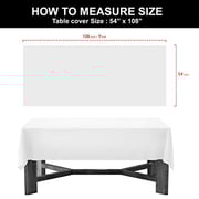 Party Essentials Heavy Duty Plastic Table Cover Available In 44 Colors, 54 Party Essentials Heavy Duty Plastic Table Cover Available In 44 Colors, 54
