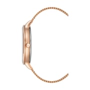 Kenneth Cole Classic Watch For Women with Rose Gold Stainless Steel Bracelet