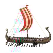 Design Toscano Drekar The Viking Longship Collectible Museum Replica Statue, 13 Inch, Full Color Design Toscano Drekar The Viking Longship Collectible Museum Replica Statue, 13 Inch, Full Color