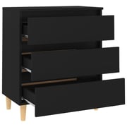 vidaXL Sideboard Black 60x35x69 cm Engineered Wood
