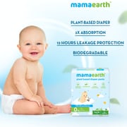 Mamaearth Combo Pack Of 3 X Plant Based Diaper Pants (size Nb 3-5 Kg) (40 Diapers)