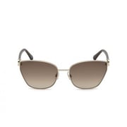 Swarovski SK0167-32F-59 Women's Sunglasses Gold/Gradient Brown