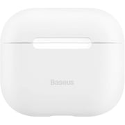 Baseus Super Silica Gel Airpod Case White For Apple Airpods 3 Baseus Super Silica Gel Airpod Case White For Apple Airpods 3