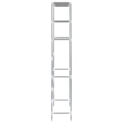 vidaXL 3-Tier Storage Rack over Laundry Machine Silver 69x28x169 cm vidaXL 3-Tier Storage Rack over Laundry Machine Silver 69x28x169 cm