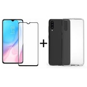 Glassology Bundle 5D Clear Tempered Glass + Back Case Clear Samsung A31 Glassology Bundle 5D Clear Tempered Glass + Back Case Clear Samsung A31