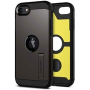 Spigen Tough Armor designed for iPhone SE 3 case cover (2022)/iPhone SE case (2020) with Extreme Impact Foam - Gunmetal Spigen Tough Armor designed for iPhone SE 3 case cover (2022)/iPhone SE case (2020) with Extreme Impact Foam - Gunmetal