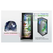 Hitachi Side By Side Refrigerator 700 Litres RS700PUK2GBK Hitachi Side By Side Refrigerator 700 Litres RS700PUK2GBK
