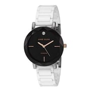 Anne Klein White Ceramic Quartz Watch Women