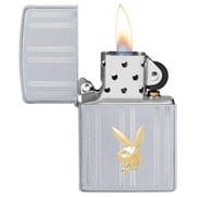 Zippo 29777 205 Playboy Satin Chrome Windproof Lighter Zippo 29777 205 Playboy Satin Chrome Windproof Lighter