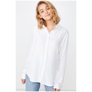 Cotton On Rachel Everyday Shirt White Extra Small