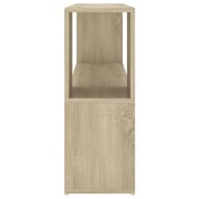 Vidaxl Book Cabinet Sonoma Oak 100x24x63 Cm Engineered Wood