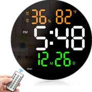 Budi DS-6630 LED Multi Color Wall Clock Budi DS-6630 LED Multi Color Wall Clock