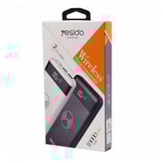 Yesido 10000mAh Portable Wireless Dual USB Power Bank - WHITE Yesido 10000mAh Portable Wireless Dual USB Power Bank - WHITE