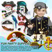 Fun Express Pirate Photo Booth Props | Stick Paper Accessories | 12 Count | Great For Birthday Bash, Costume Parties, School Fair, Classroom Activities Fun Express Pirate Photo Booth Props | Stick Paper Accessories | 12 Count | Great For Birthday Bash, Costume Parties, School Fair, Classroom Activities