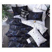 Deals For Less Blue Stars Single 4 pcs Comforter Set Deals For Less Blue Stars Single 4 pcs Comforter Set