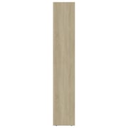 Vidaxl Book Cabinet Sonoma Oak 36x30x171 Cm Engineered Wood