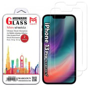 Margoun Tempered Screen Protector Max Shieldz For iPhone 13 Pro 2-Pack - Clear