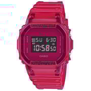 Casio DW-5600SB-4 G-Shock Red Resin Digital Watch Men Casio DW-5600SB-4 G-Shock Red Resin Digital Watch Men