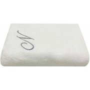 Personalized For You Cotton White N Embroidery Bath Towel 70*140 cm