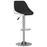 Vidaxl Bar Stools 2 Pcs Black And White Faux Leather Vidaxl Bar Stools 2 Pcs Black And White Faux Leather