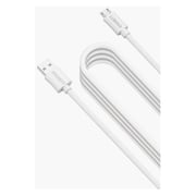 Cygnett CY2031PCMIC Round Soft Rubber Micro USB Cable 4M White
