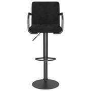Vidaxl Bar Stools 2 Pcs Black Velvet Vidaxl Bar Stools 2 Pcs Black Velvet