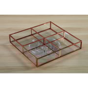 Stationary Tray Organizer Rose Gold 20x20x4cm Stationary Tray Organizer Rose Gold 20x20x4cm