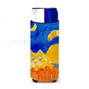 Caroline's Treasures 6020Muk Big Orange Tabby Cat On The Fence Ultra Beverage Insulators For Slim Cans, Slim Can, Multicolor Caroline's Treasures 6020Muk Big Orange Tabby Cat On The Fence Ultra Beverage Insulators For Slim Cans, Slim Can, Multicolor