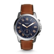 Fossil Hybrid Smartwatch - Q Grant Light Brown Leather Fossil Hybrid Smartwatch - Q Grant Light Brown Leather