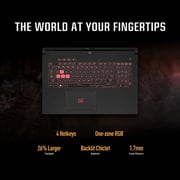 ASUS TUF A17 (2022) Gaming Laptop - AMD Ryzen 7-6800H / 17.3inch FHD / 16GB RAM / 1TB SSD / 6GB NVIDIA GeForce RTX 3060 Graphics / Windows 11 Home / English & Arabic Keyboard / Grey / Middle East Version - [FA707RM-HX027W]