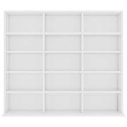 Vidaxl Cd Cabinet White 102x23x89.5 Cm Engineered Wood Vidaxl Cd Cabinet White 102x23x89.5 Cm Engineered Wood