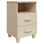 vidaXL Bedside Cabinet HAMAR Honey Brown 40x35x62 cm Solid Wood Pine vidaXL Bedside Cabinet HAMAR Honey Brown 40x35x62 cm Solid Wood Pine