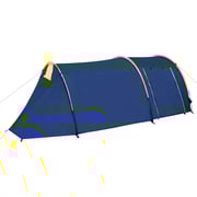 Vidaxl Camping Tent 4 Persons Navy Blue/yellow Vidaxl Camping Tent 4 Persons Navy Blue/yellow