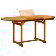 Vidaxl Garden Dining Table (120-170)x80x75 Cm Solid Acacia Wood Vidaxl Garden Dining Table (120-170)x80x75 Cm Solid Acacia Wood