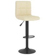 Vidaxl Bar Stools 2 Pcs Cream Fabric Vidaxl Bar Stools 2 Pcs Cream Fabric