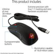 HP X7Z96AA OMEN SteelSeries Mouse Black HP X7Z96AA OMEN SteelSeries Mouse Black