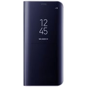Samsung Clear View Standing Cover Blue For Galaxy S9 Samsung Clear View Standing Cover Blue For Galaxy S9