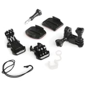 GoPro Bag of Mounts Official With a 3-Way Pivot Arm for All GoPro Cameras Polycarbonate, Stainless Steel - Black GoPro Bag of Mounts Official With a 3-Way Pivot Arm for All GoPro Cameras Polycarbonate, Stainless Steel - Black
