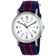 Timex T2N747 Weekender Quartz Blue Fabric Watch Unisex Timex T2N747 Weekender Quartz Blue Fabric Watch Unisex