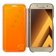 Samsung Neon Flip Cover Gold For A3 2017 EF-FA320PFEGWW Samsung Neon Flip Cover Gold For A3 2017 EF-FA320PFEGWW