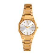 ELIZ ES8595L2RWR SS Case & Band Date Women's Watch ELIZ ES8595L2RWR SS Case & Band Date Women's Watch
