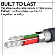 Promate Lightning to 3.5mm AUX Connector 0.15m Black
