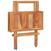 vidaXL Folding Bistro Table 60x60x65 cm Solid Teak Wood vidaXL Folding Bistro Table 60x60x65 cm Solid Teak Wood